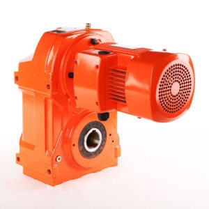 F series parallel shaft helical gearmotor high power industrial gear reducer for conveyor material processing