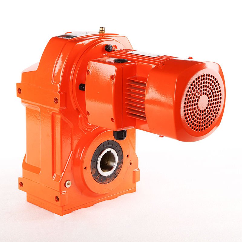 F series parallel shaft helical gearmotor high power industrial gear reducer for conveyor material processing
