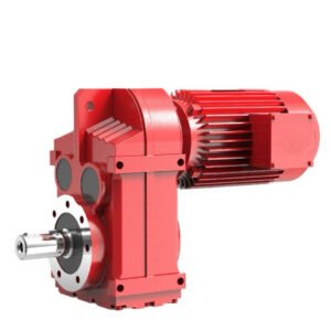 F series parallel shaft helical gearmotor high power industrial gear reducer for conveyor material processing