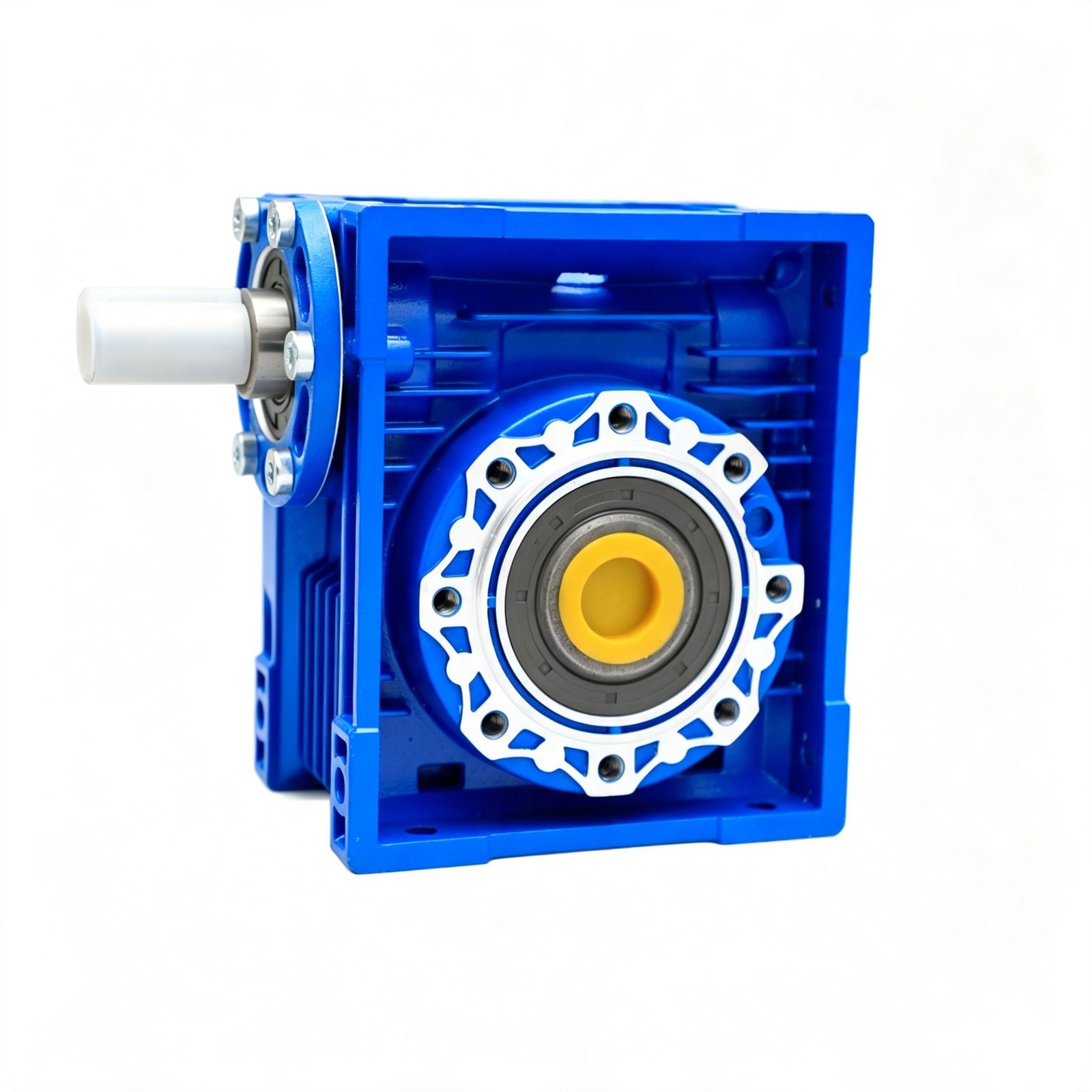 RV075 RV Aluminum Worm Gear Reducer 90 Degree Right Angle Gearbox Transmek